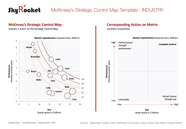 McKinsey's Strategic Control Map Framework Model Template