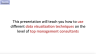 Data Visualization for Management Consultants & Business Analysts