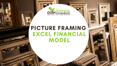 Picture Framing Excel Financial Model Template