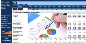 Financial Feasibility Study for General Trading - Excel Template