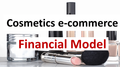 E-commerce Cosmetics Firm - Financial Model in Excel