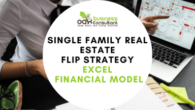 Single Family Real Estate Flip Strategy Excel Financial Model