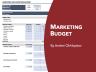 Marketing Budget Template
