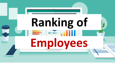Ranking of Employees in Excel (Management Consulting Projects)