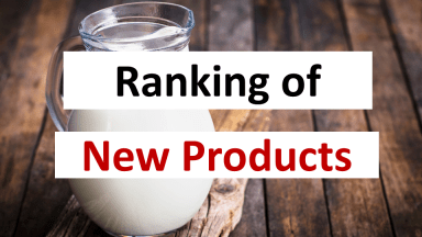 Ranking of Potential New Products in Excel (Management Consulting Projects)