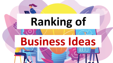 Ranking of Business Ideas in Excel (Management Consulting Projects)