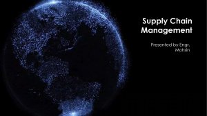 Supply Chain Management